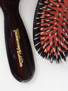 Thompson Alchemists: Classic Signature PaddleHair Brush POCKET Mixed Bristle (Black) 7"x2"