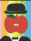 Michael Albert Greeting Cards: Apple Head