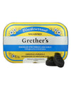 metal tin of grethers sugarfree blackcurrant pastilles